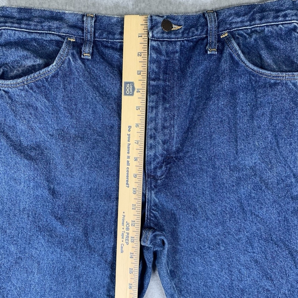 Vintage Rustler Jeans Men 36x32 Made in USA Medium Wash Regular Fit 100% Cotton - Picture 9 of 10